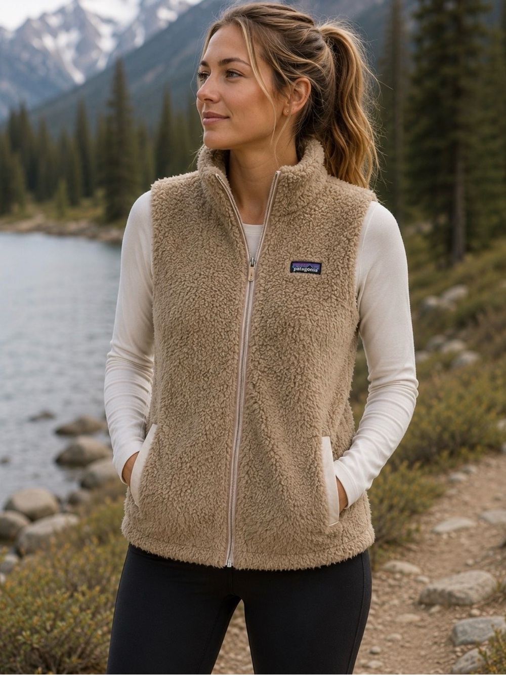 Patagonia - Los Gatos Fleece Vest in El Cap Khaki
